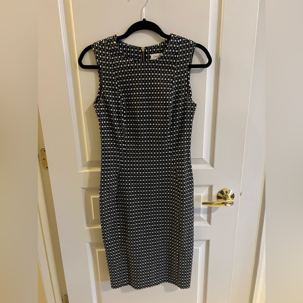 Black and white patterned dress - Calvin Klein - Size 4